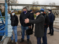 Представители ГУП «Водоканал Санкт-Петербурга» и АО «Гидротехнические системы» посетили Курьяновские очистные сооружения в Москве